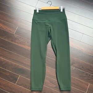 lululemon athletica Align high rise leggings Size 8, legacy green,25 inch inseam